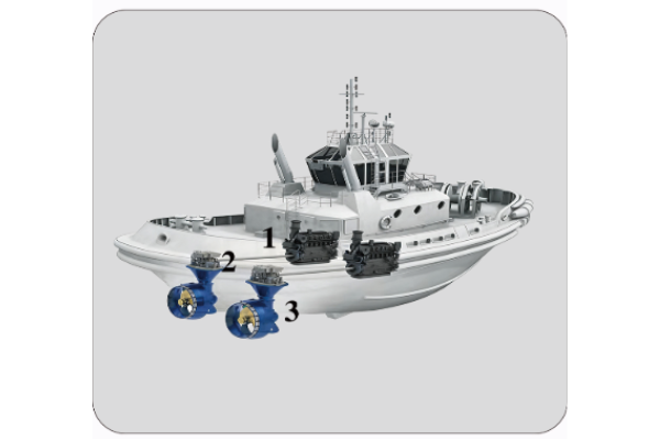 Diesel engine drive power system